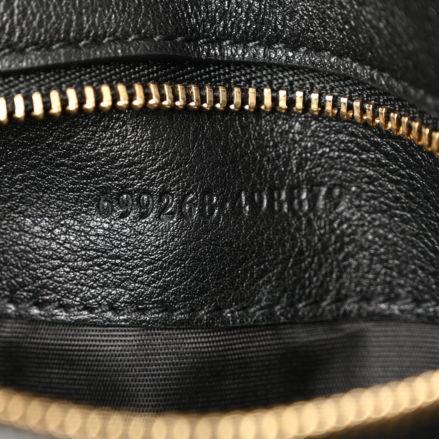 Gucci Roxy Calfskin Blondie Chain Shoulder Flap Bag Black 7 of 10