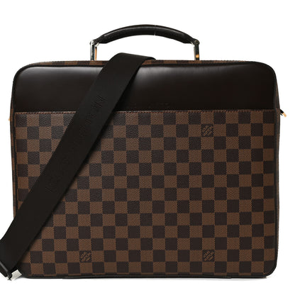 Louis Vuitton Damier Ebene Porte Ordinateur Sabana Computer Case 8 of 19