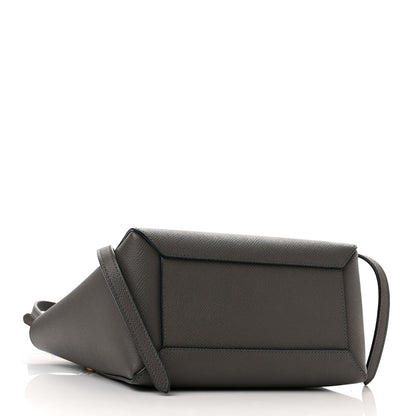 Celine Grained Calfskin Nano Belt Bag Grey 4 of 10