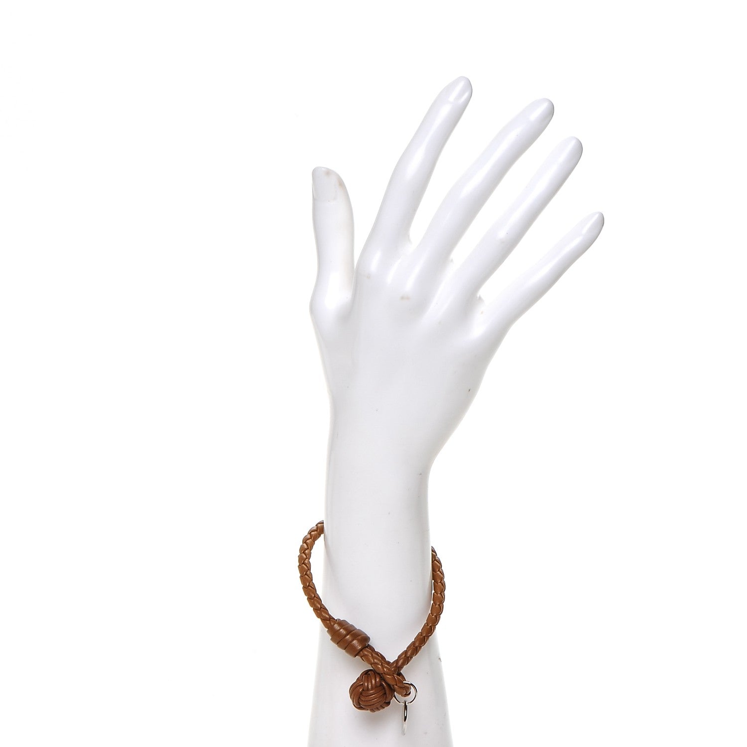 Bottega Veneta Nappa Intrecciato Bracelet Camel 2 of 6