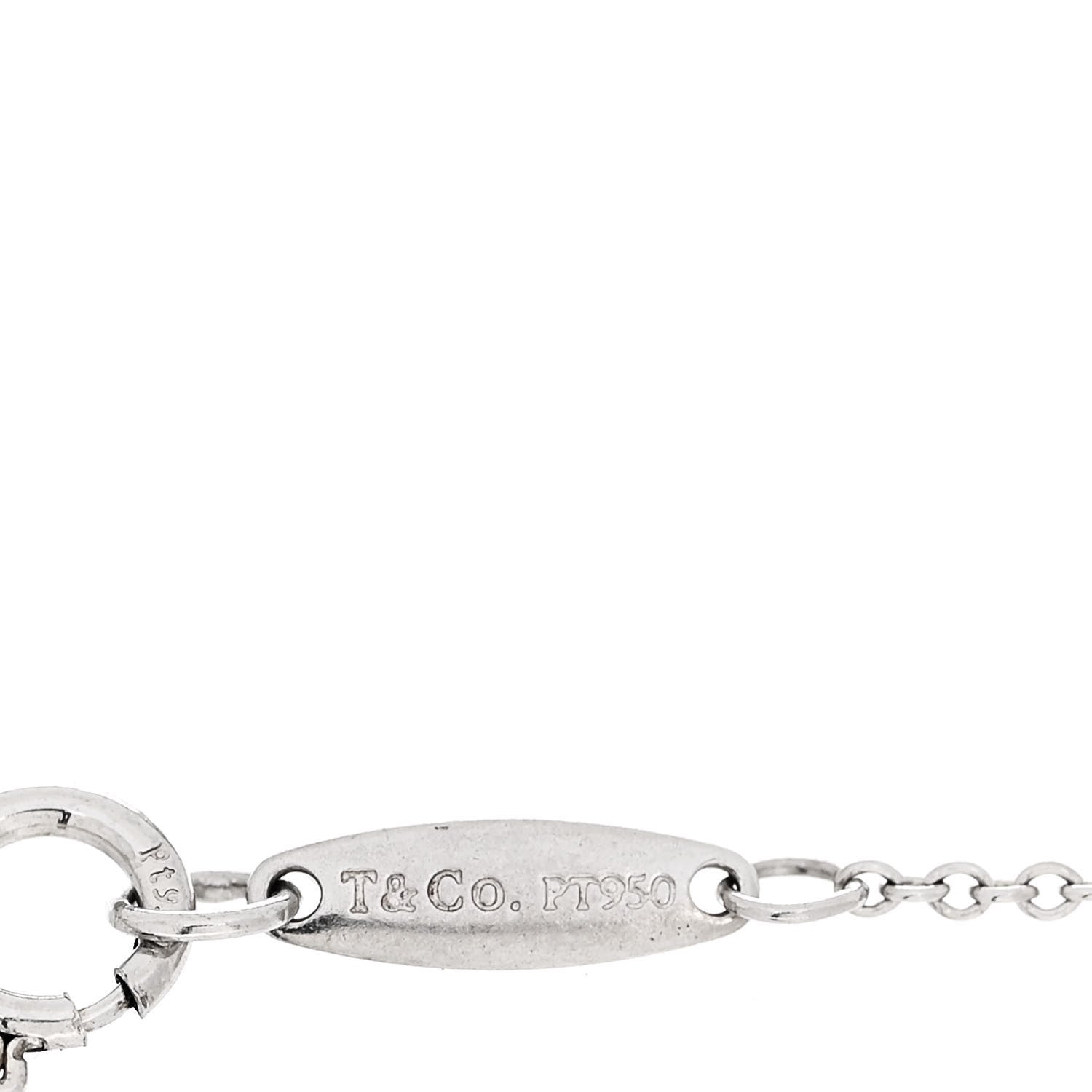 Tiffany Platinum Diamond .30ctw Elsa Peretti Diamonds by the Yard Station Bracelet 4 of 5