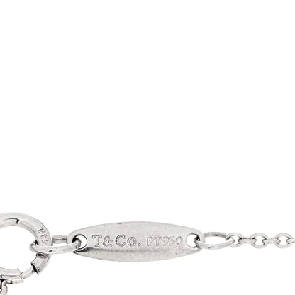 Tiffany Platinum Diamond .30ctw Elsa Peretti Diamonds by the Yard Station Bracelet 4 of 5