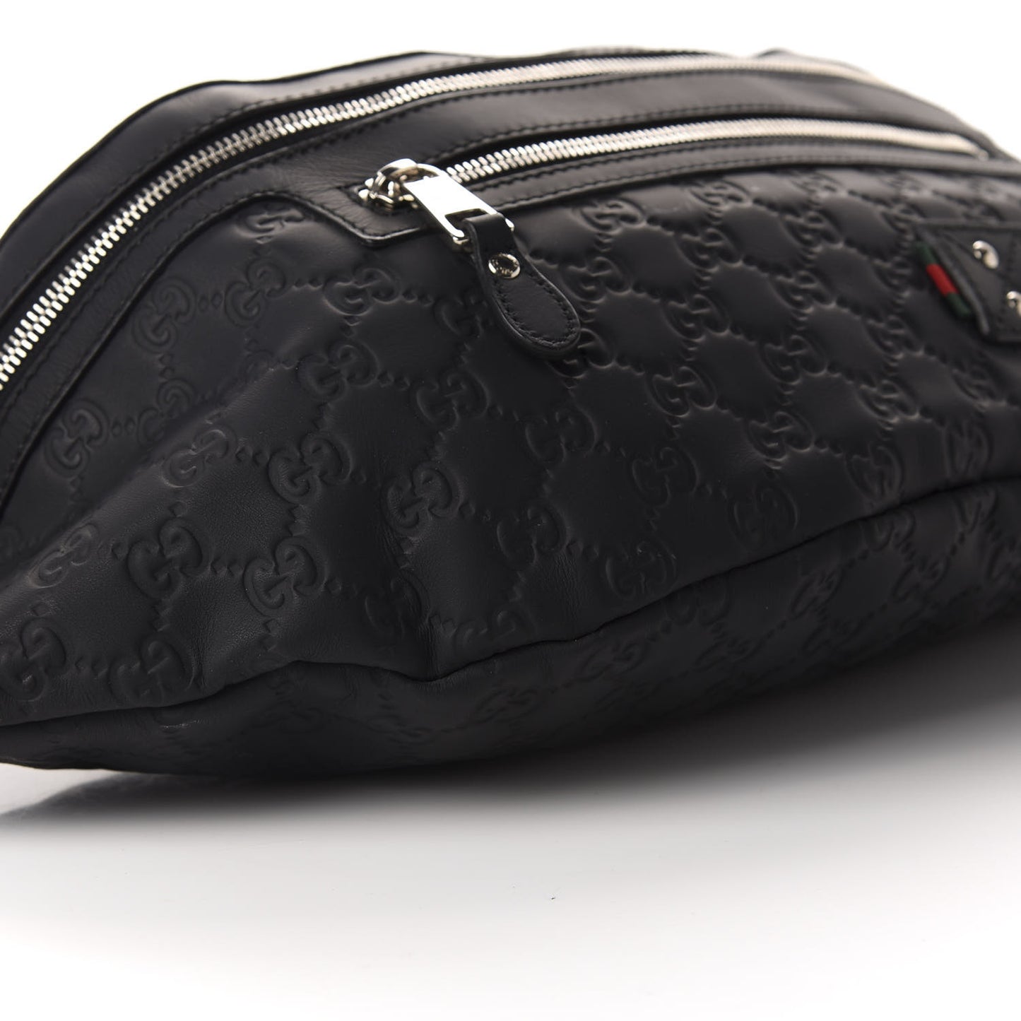 Guccissima Web Belt Bag Black