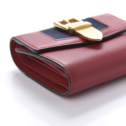 Gucci Calfskin Sylvie Wallet Hibiscus Red 6 of 11