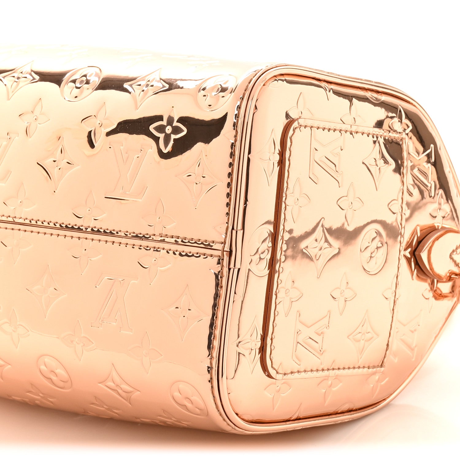 Louis Vuitton Monogram Miroir Speedy Bandouliere 25 Copper 9 of 10