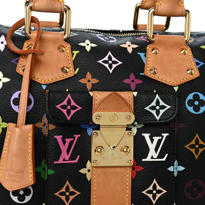 Louis Vuitton Monogram Multicolor Speedy 30 Black 7 of 10