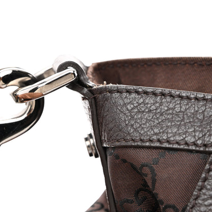 Gucci Monogram Medium Abbey Convertible Tote Dark Brown 12 of 14