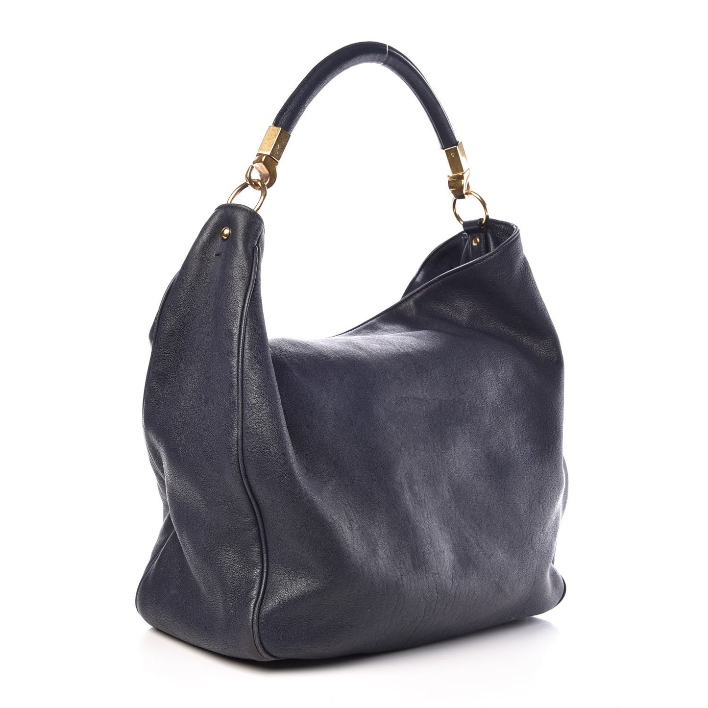 Goatskin Large Roady Hobo Navy