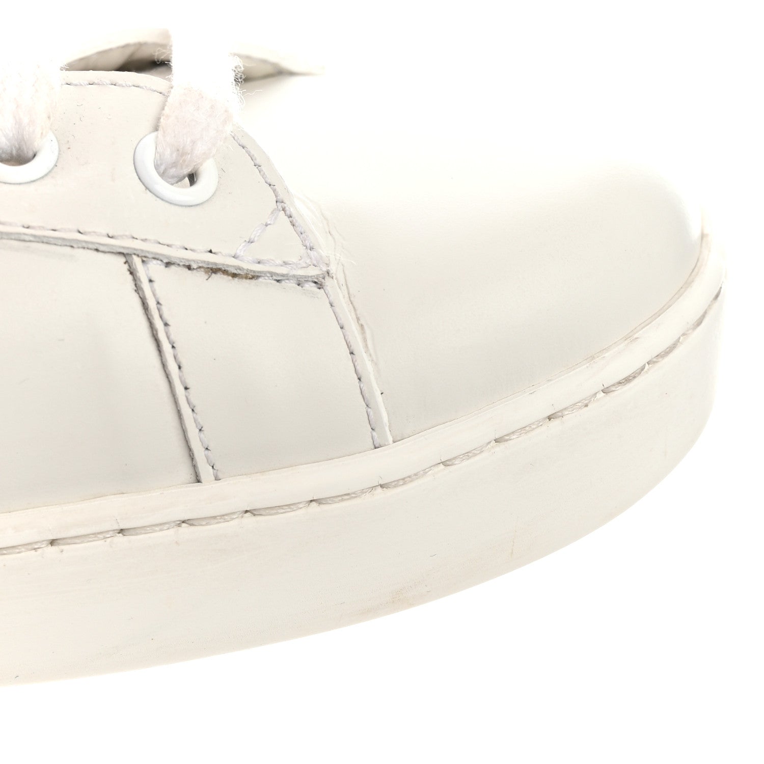 Gucci Calfskin Crocodile Web Mens Ace Sneakers 10.5 White Green 11 of 12