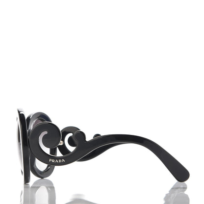 Prada Baroque Sunglasses SPR 27N Black 3 of 7