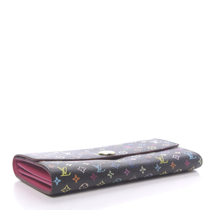 Louis Vuitton Monogram Multicolor Sarah Wallet Black Grenade 4 of 16