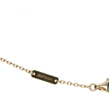 Van Cleef & Arpels 18K Yellow Gold Carnelian Vintage Alhambra Pendant Necklace 5 of 7