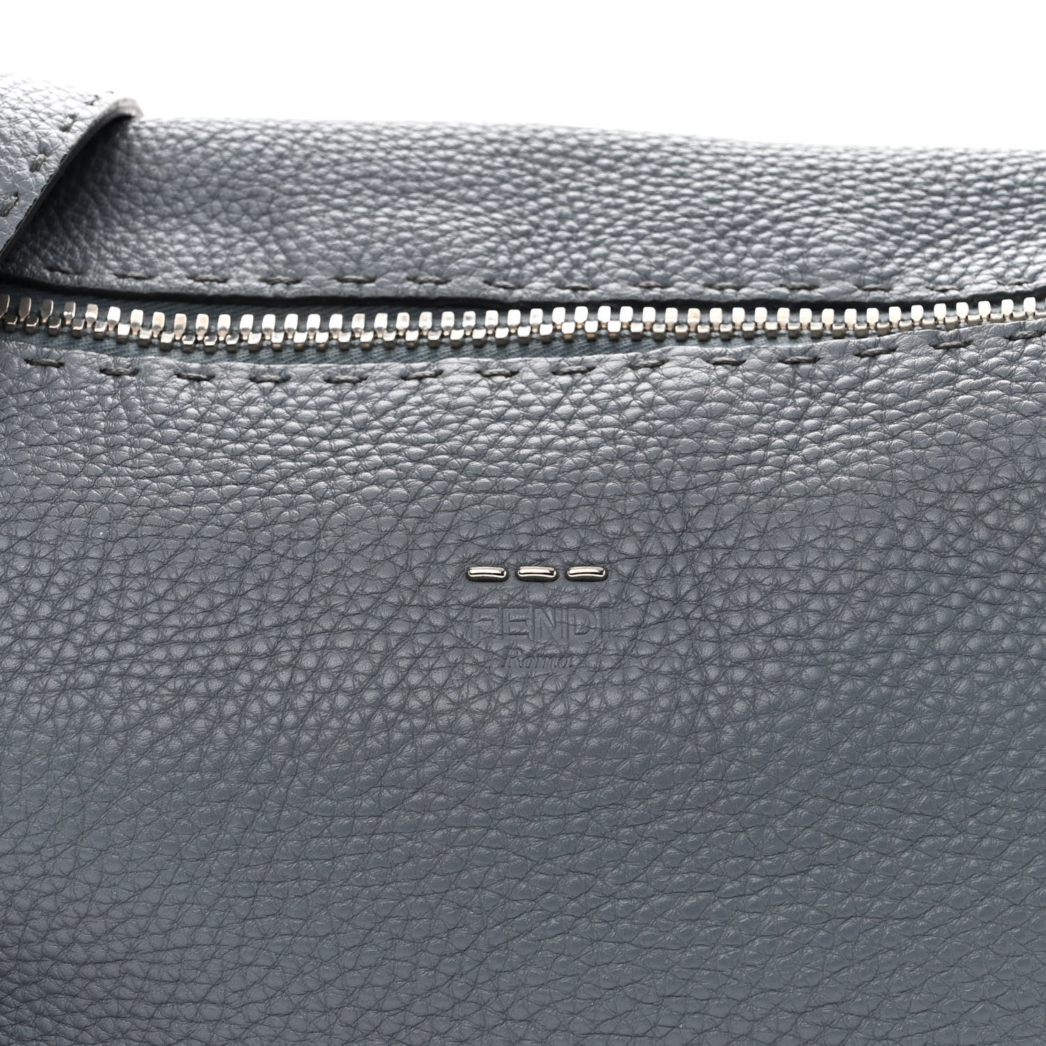 Fendi Cuoio Romano Selleria Lei Boston Tote Nube 9 of 14