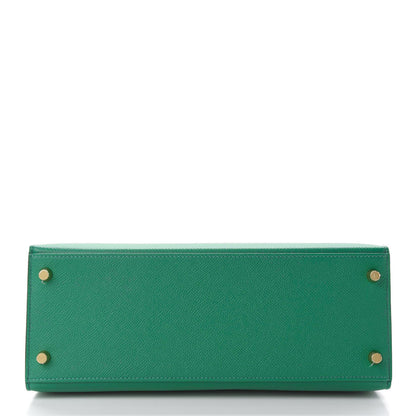 Hermes Epsom Kelly Sellier 28 Vert Vertigo 7 of 38
