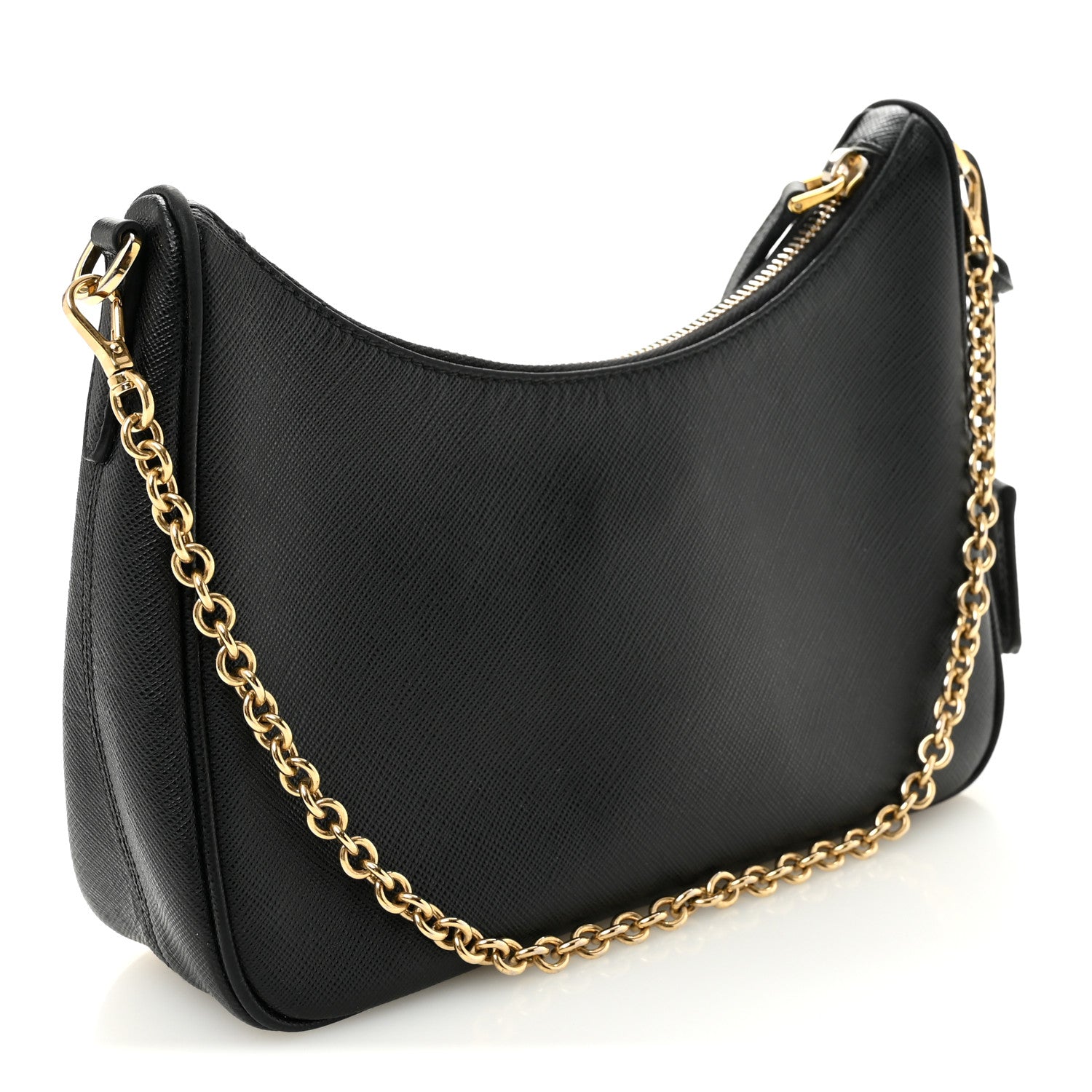 Prada Saffiano Lux Re-Edition 2005 Shoulder Bag Black 3 of 11