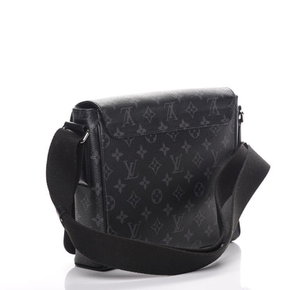 Louis Vuitton Monogram Eclipse District PM Black 3 of 7