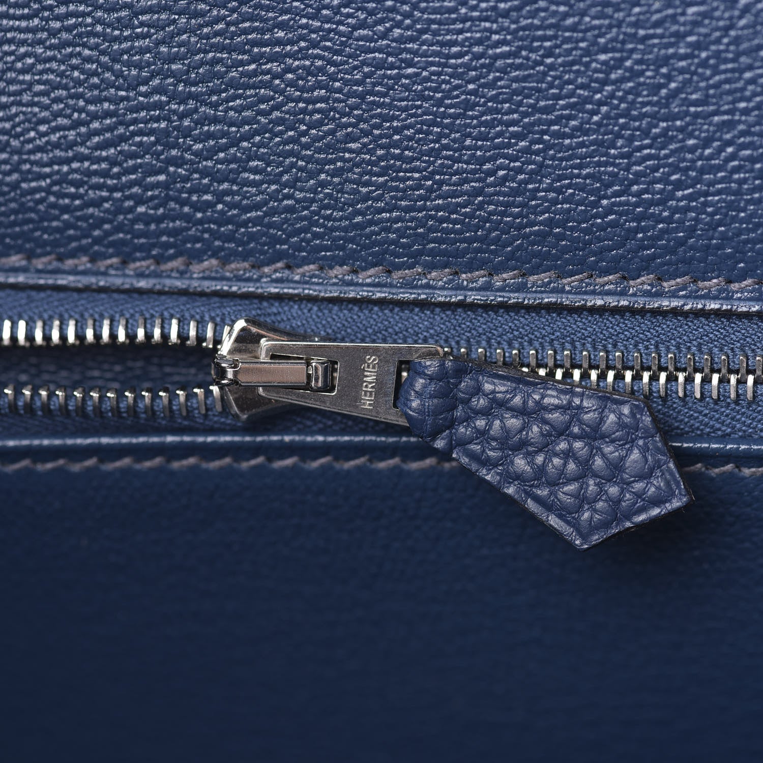 Hermes Togo Birkin 40 Bleu Thalassa 16 of 42