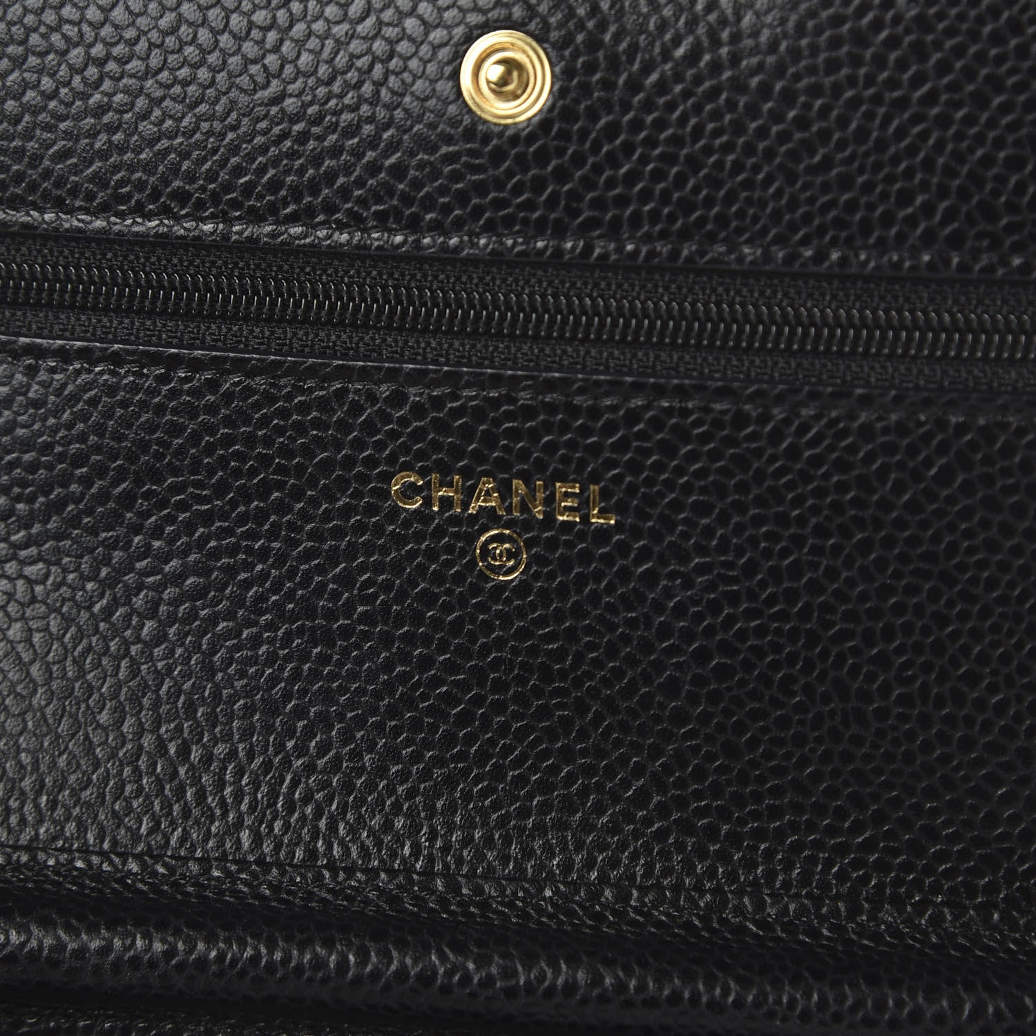 Chanel Caviar Quilted Wallet On Chain WOC Black 8 of 15