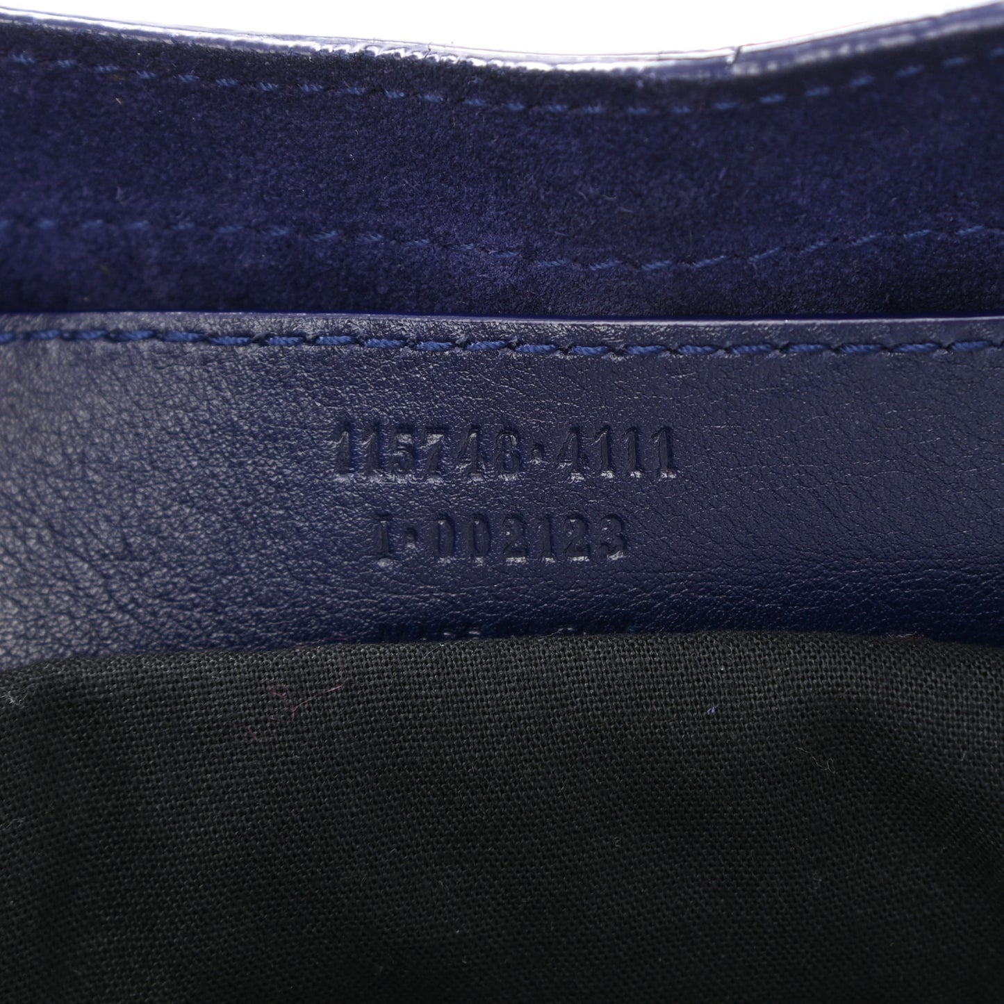 Baby Daim Suede Classic Hardware City Bleu Nuit