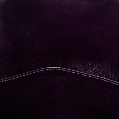 Hermes Taurillon Clemence Birkin 40 Raisin 45 of 46