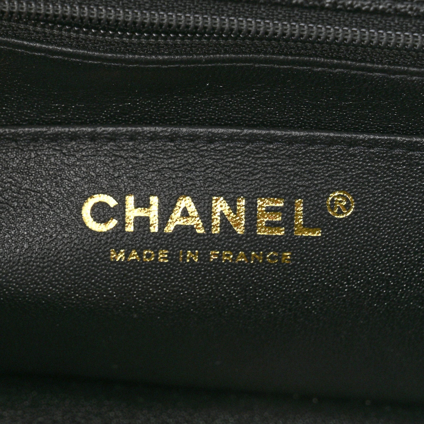 Caviar Quilted Mini Top Handle Rectangular Flap Black