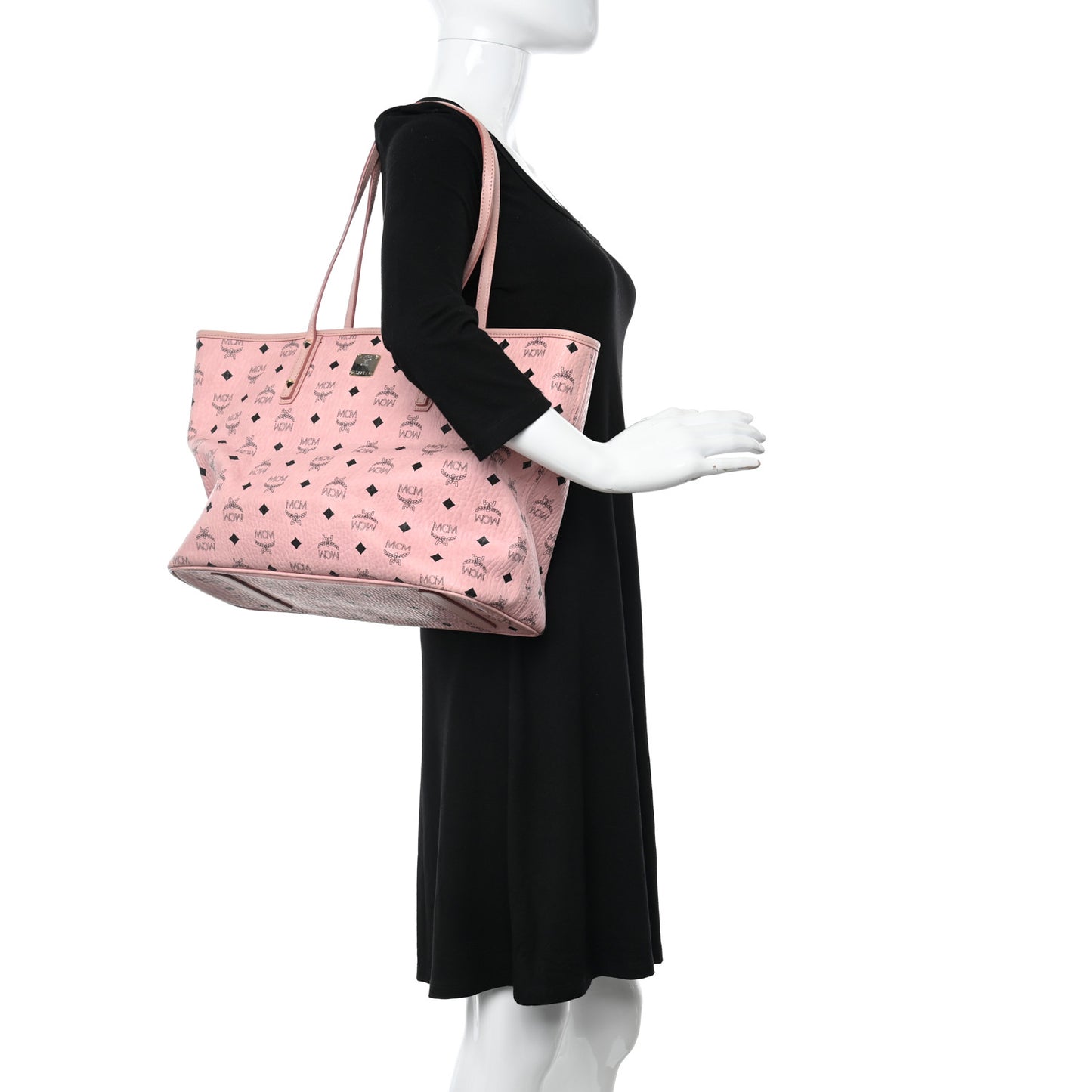 Visetos Medium Project Reversible Shopper Tote Soft Pink