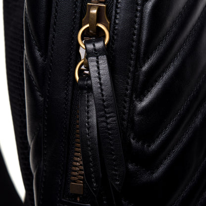Gucci Calfskin Matelasse GG Marmont Day Backpack Black 11 of 15