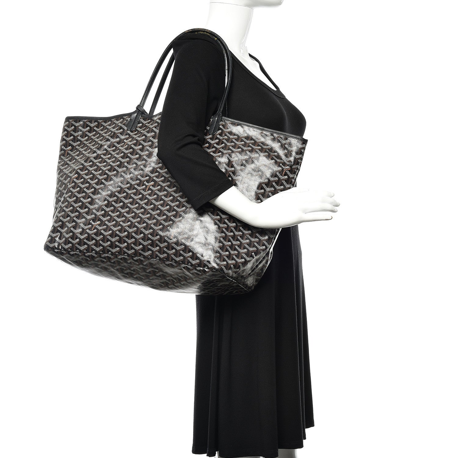 Goyard Goyardine Saint Louis GM Black 2 of 12