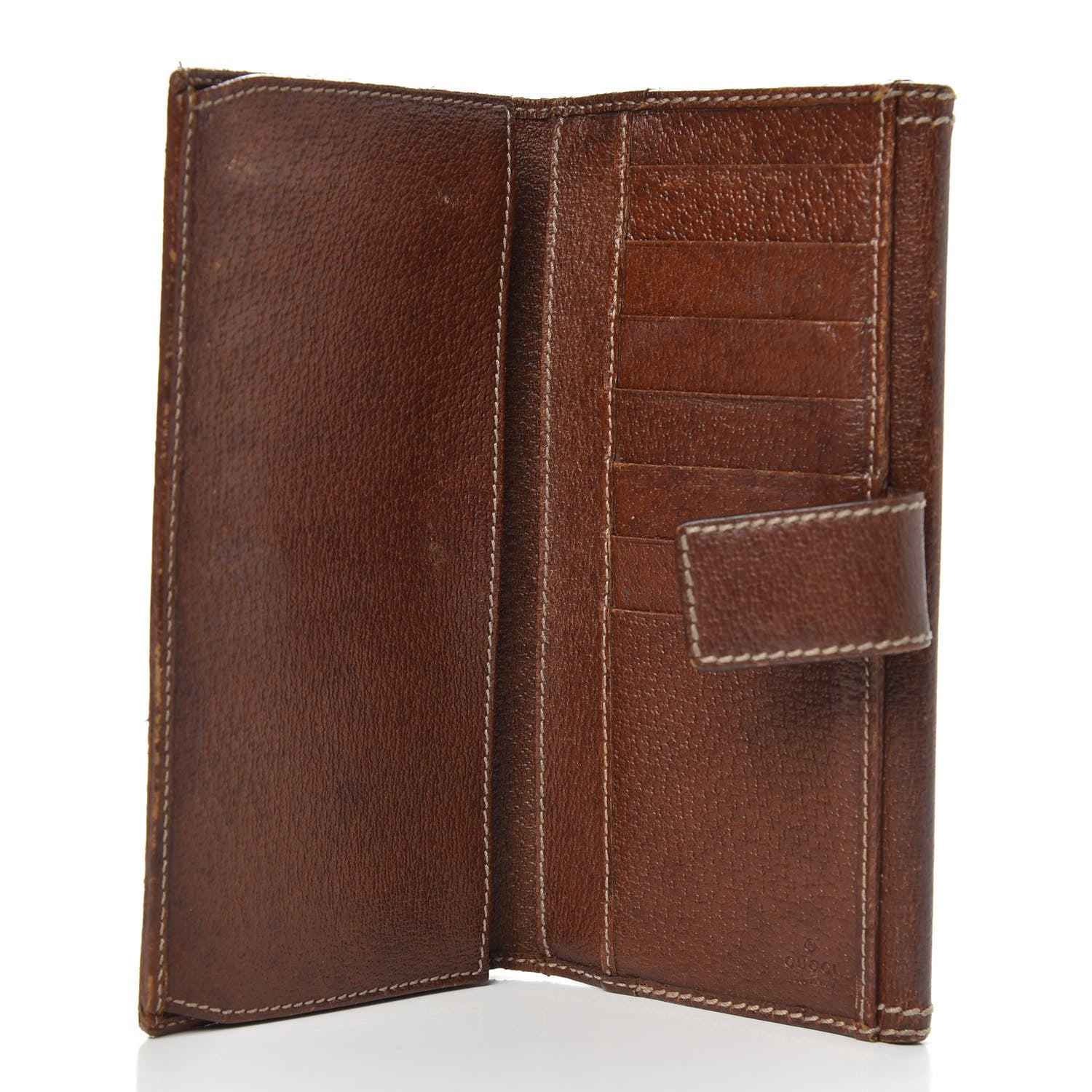 Gucci Monogram Bamboo Continental Wallet Brown 5 of 14