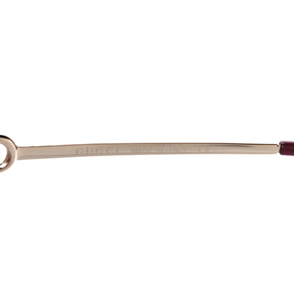 Gucci Metal Horsebit Square Sunglasses GG0882SA Gold 6 of 7