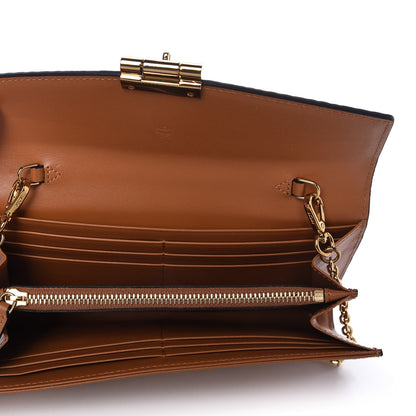 MCM Visetos Large Patricia Wallet On Chain Cognac 5 of 9