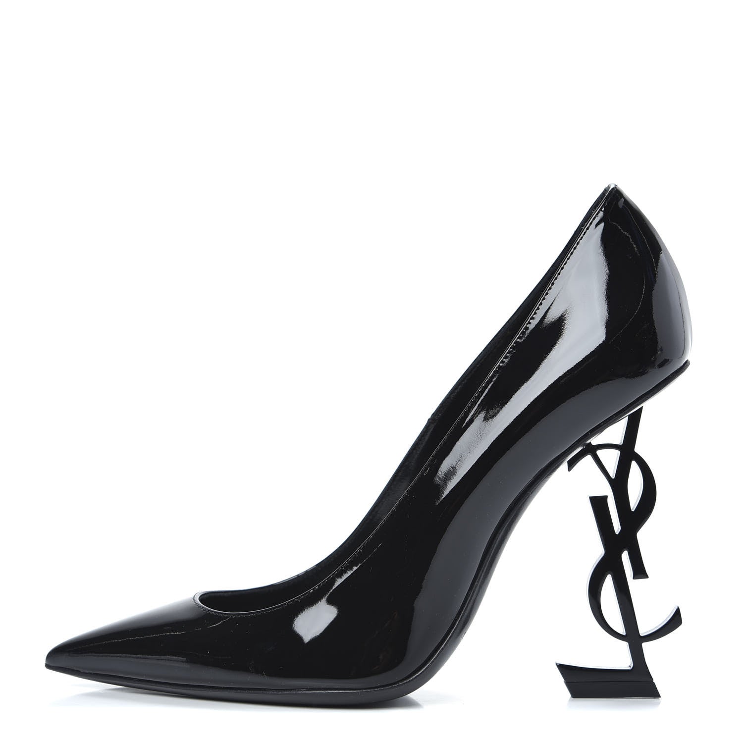 Saint Laurent Patent Opyum 110 Pumps 37 Black 1 of 7