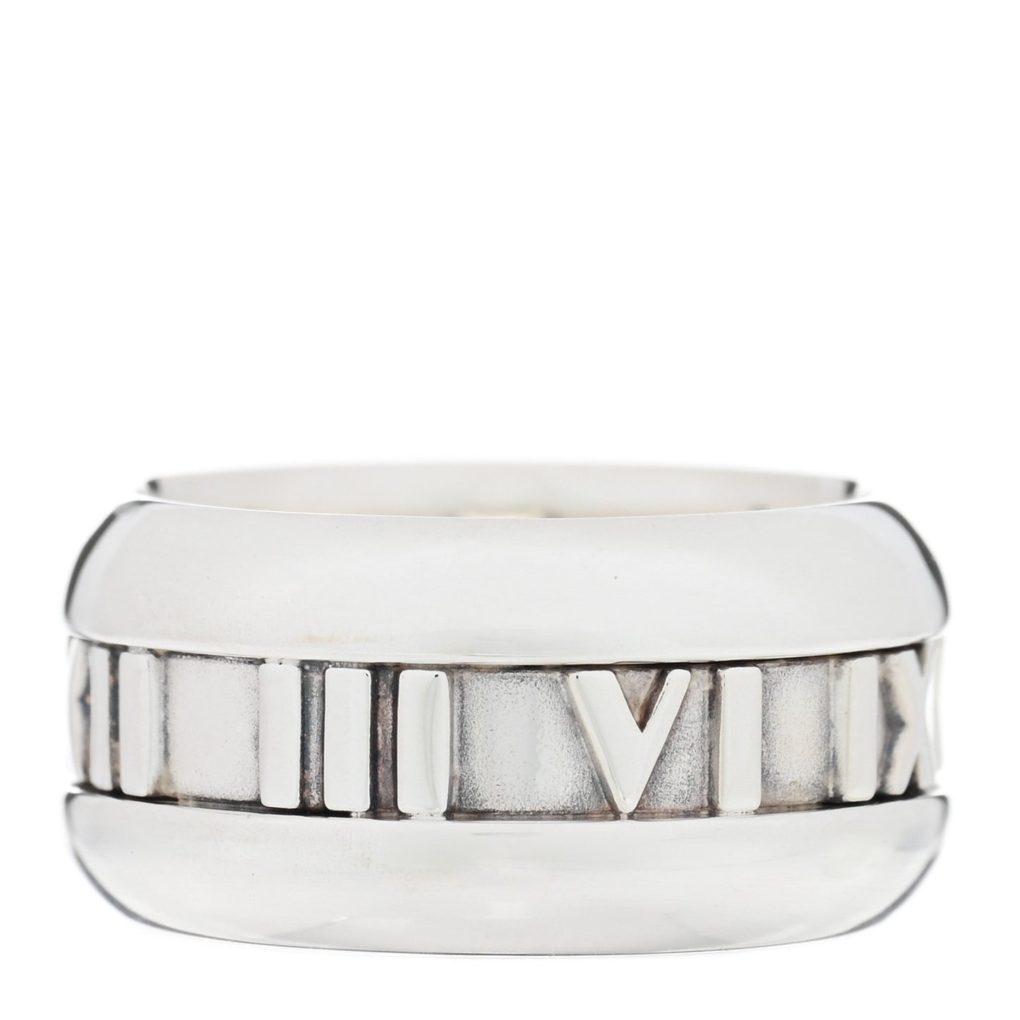 Sterling Silver Atlas Band Ring 49 5