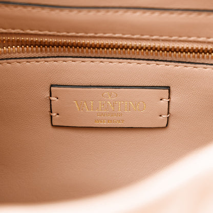 Valentino Garavani Nappa Medium Roman Stud Shoulder Bag Rose Cannelle 6 of 9