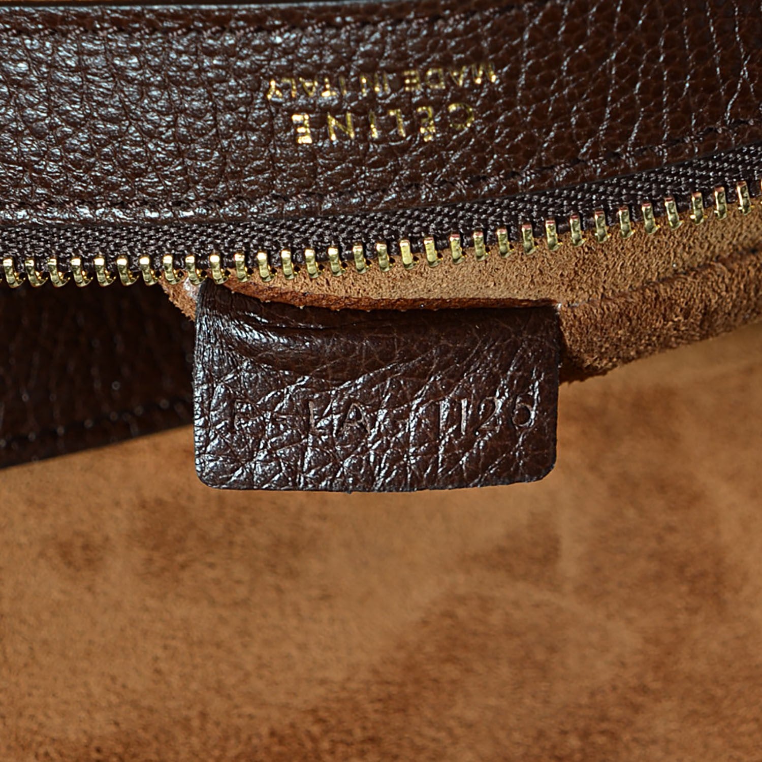 Celine Soft Grained Calfskin Medium Cabas Phantom Brown 7 of 9