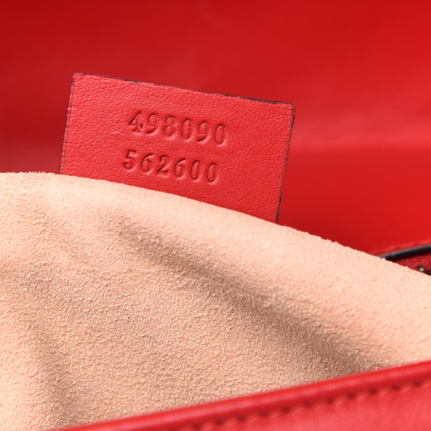 Gucci Calfskin Matelasse Large GG Marmont Shoulder Bag Hibiscus Red 8 of 15
