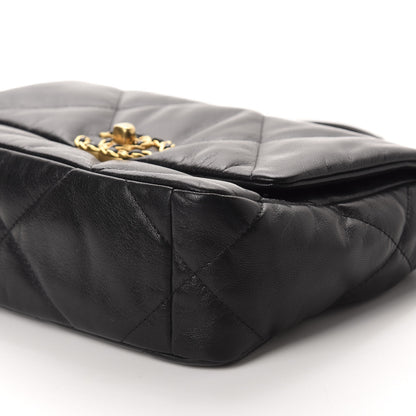 Chanel Lambskin Quilted Medium 19 Flap Black 7 of 10