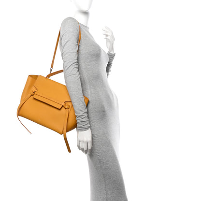 Celine Grained Calfskin Mini Belt Bag Amber 2 of 13