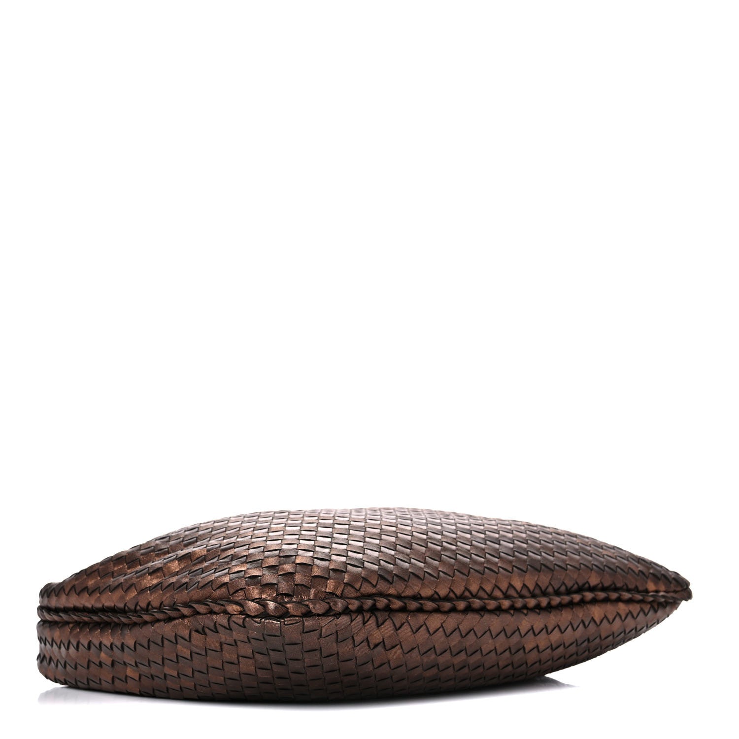 Bottega Veneta Metallic Nappa Intrecciato Large Veneta Hobo Copper 4 of 10