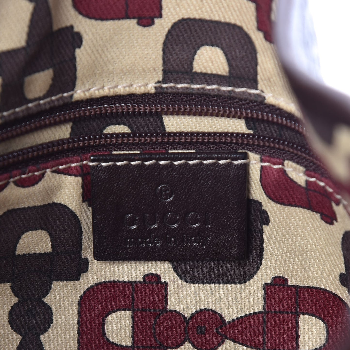 Guccissima Medium Abbey Shoulder Bag Chocolate