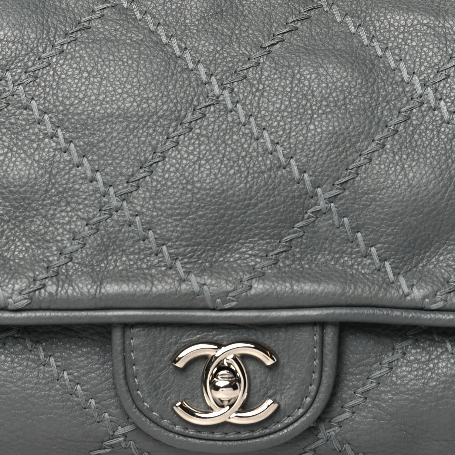 Chanel Calfskin Ultimate Stitch Flap Gray 8 of 10