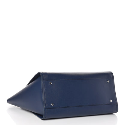 Chanel Caviar Large Studded Deauville Tote Navy 4 of 11