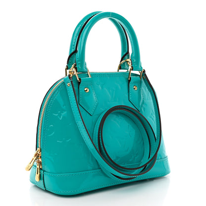 Louis Vuitton Vernis Alma BB Turquoise 3 of 12
