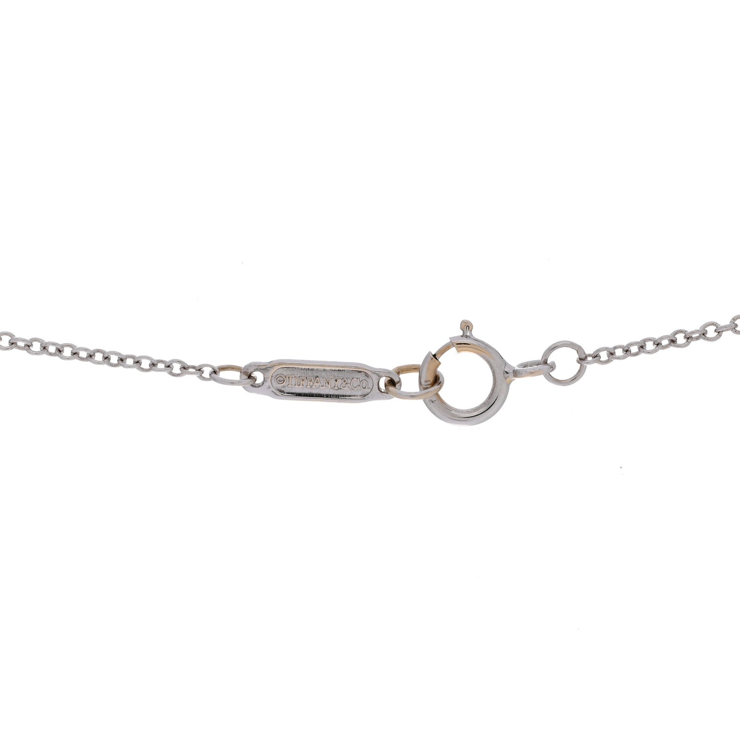 18K White Gold Diamond Metro Heart Pendant Necklace