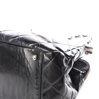 Chanel Vinyl Quilted Mademoiselle Tote Black 6 of 11