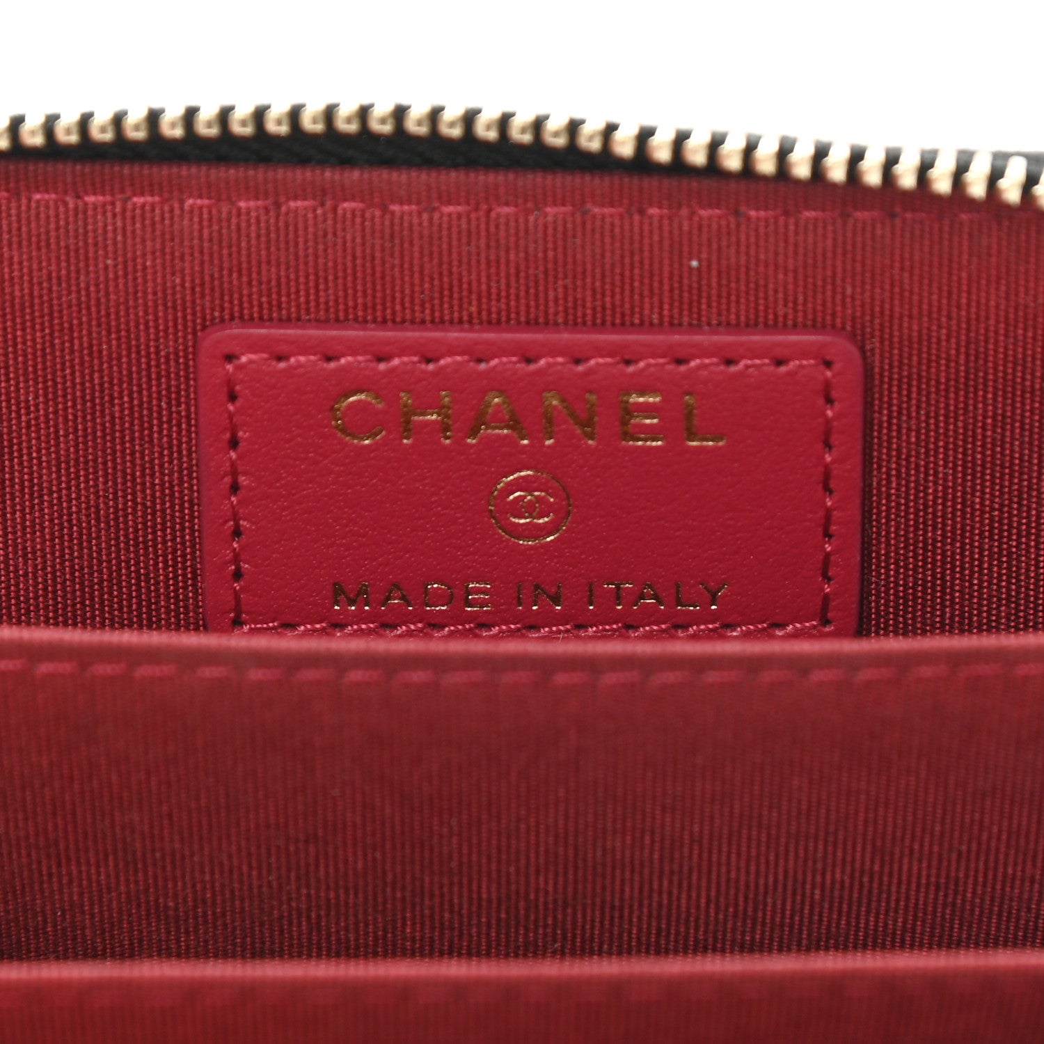 Chanel Shiny Goatskin Quilted Chanel 19 Zip Around Coin Purse Wallet Black 6 of 8