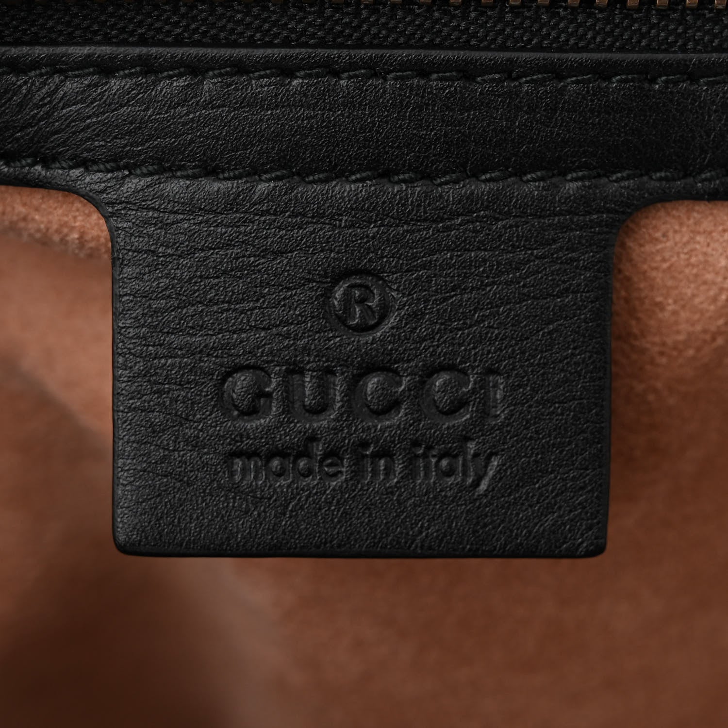 Gucci Calfskin Bamboo Trapuntata Queen Margaret Top Handle Bag Black 6 of 10