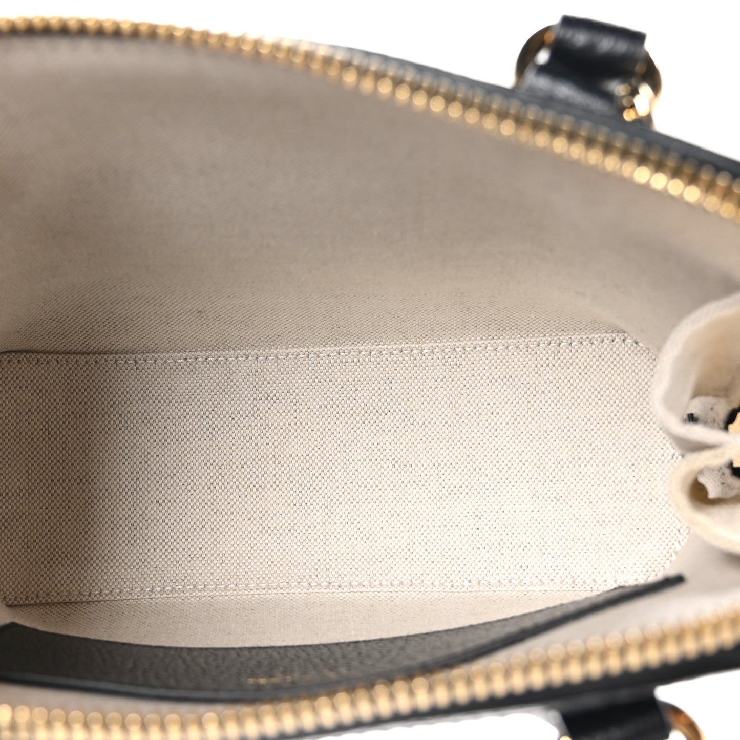 X ADIDAS Textured Dollar Calfskin Web Trefoil Mini Horsebit 1955 Top Handle Bag Black Off White