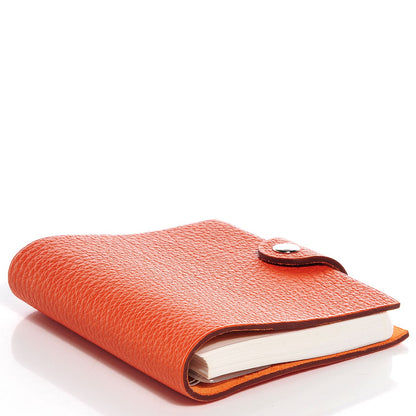 Hermes Togo Ulysse PM Notebook Cover Orange 4 of 12