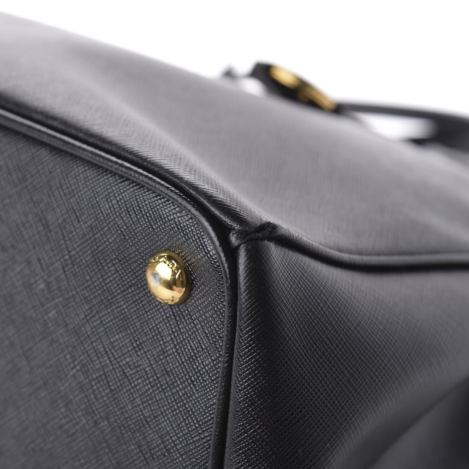 Prada Saffiano Medium Galleria Double Zip Tote Black 10 of 10